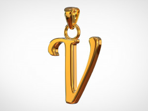 nautilus pompilius font v pendant 3D Model