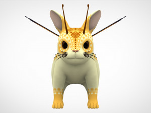 monarch bunnyfly Modelo 3D