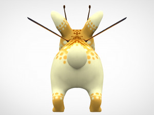 monarch bunnyfly Modelo 3D