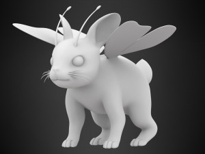 monarch bunnyfly Modelo 3D