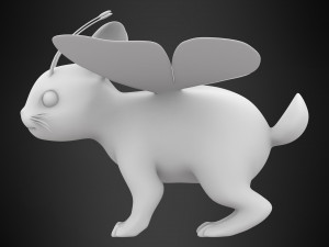 monarch bunnyfly Modelo 3D