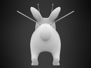 monarch bunnyfly Modelo 3D