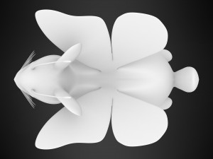 monarch bunnyfly Modelo 3D