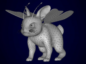 monarch bunnyfly Modelo 3D
