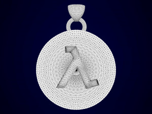 half-life 1 logo pendant 3D Model