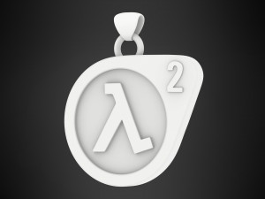 half-life 2 logo pendant 3D-Modell