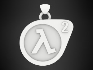 half-life 2 logo pendant 3D-Modell