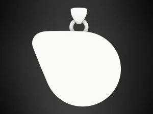 half-life 3 logo pendant 3D Model