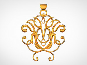 ornament pendant 3D Модель