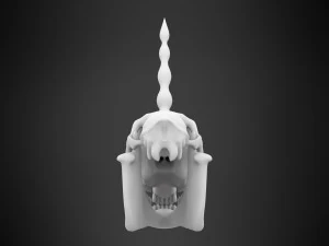 unicorn skull 3D Model