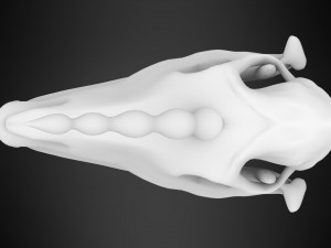 unicorn skull 3D मॉडल