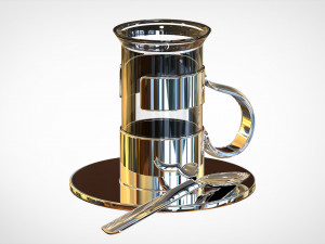 cup set 3D-Modell