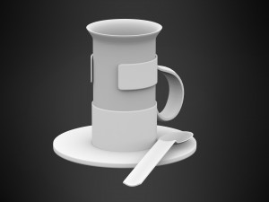 cup set Modèle 3D