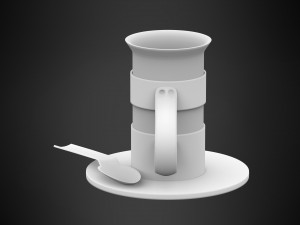 cup set Modèle 3D
