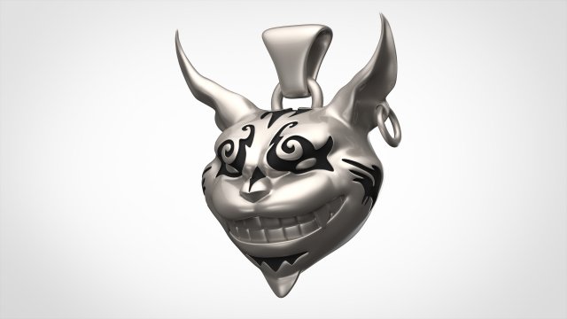 cheshire cat pendant Modèle 3D .c4d .max .obj .3ds .fbx .stl .blend 