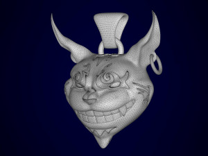 cheshire cat pendant Modèle 3D