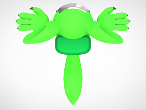 among us lime werewolf 3D Model