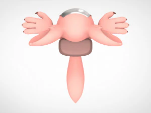 among us peach werewolf 3D Model