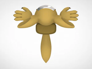 among us gold werewolf 3D Model