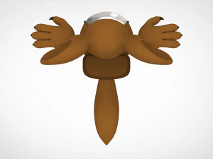 among us brown werewolf 3D Model