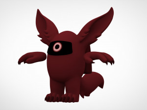 among us maroon werewolf Modelo 3D
