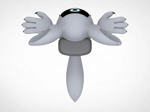 among us silver werewolf 3D Model