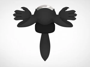 among us black werewolf 3D Model