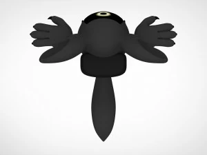 among us black werewolf 3D Model