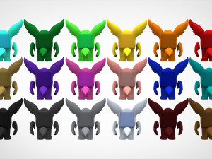 among us werewolfs pack 3D Model