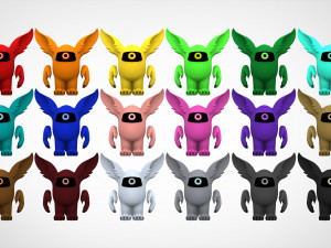 among us werewolfs pack 3D Model