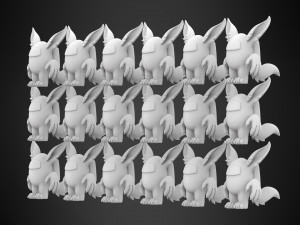 among us werewolfs pack 3D Model