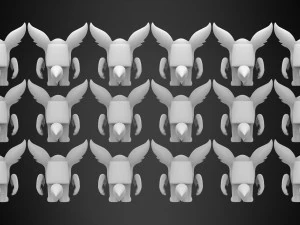 among us werewolfs pack 3D Model