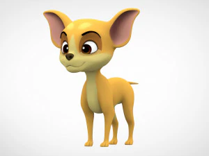 щеня чихуахуа 3D Модель