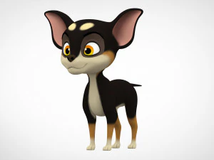 щеня чихуахуа 3D Модель