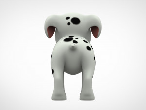 dalmatian puppy 3D Model