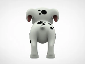 dalmatian puppy 3D Model