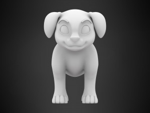 dalmatian puppy 3D Model
