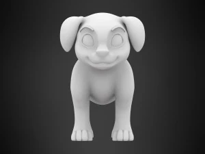 dalmatian puppy 3D Model