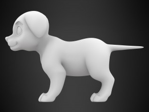 dalmatian puppy 3D Model