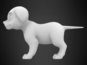 dalmatian puppy 3D Model