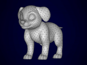 dalmatian puppy 3D Model