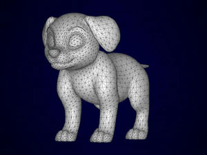 dalmatian puppy 3D Model