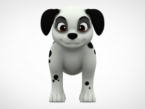dalmatian puppy 3D-Modell