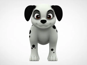 dalmatian puppy 3D Model