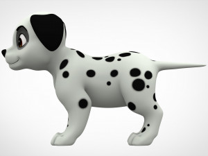 dalmatian puppy 3D-Modell