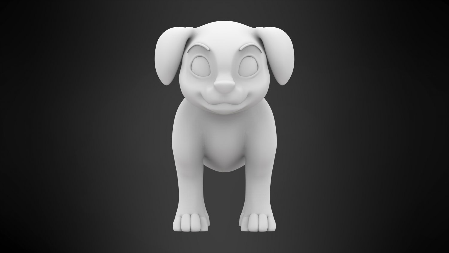 dalmatian puppy 3D Модель in Собака 3DExport