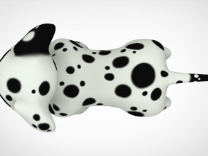 dalmatian puppy 3D Model