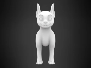 doberman puppy 3D Model