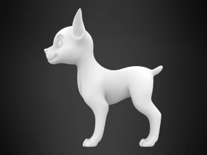 doberman puppy 3D Model