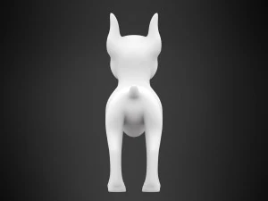 doberman puppy 3D Model